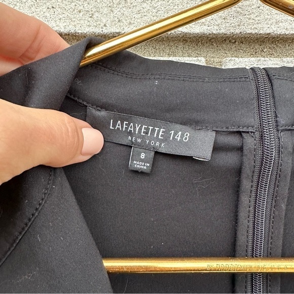 Lafayette 148 New York Black Dress - Picture 4 of 10